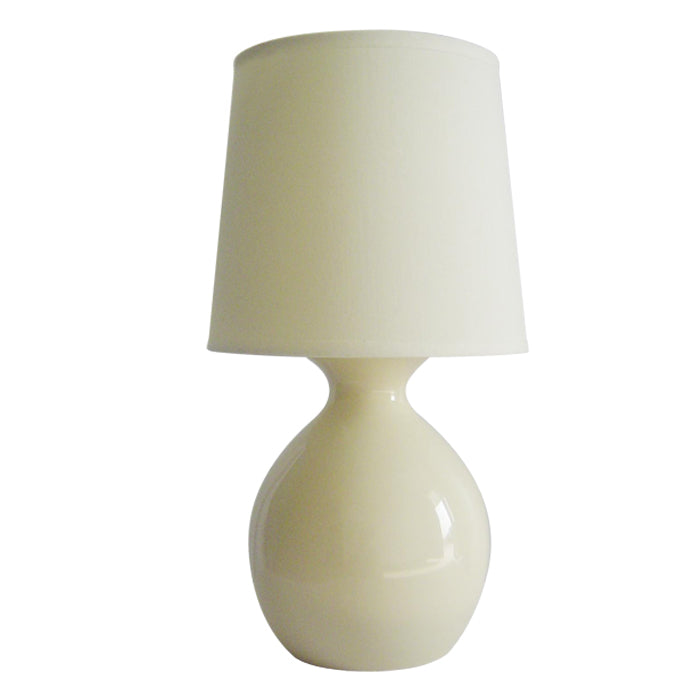 Lámpara de sobremesa cerámica crema