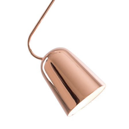 Lámpara colgante metal cobre