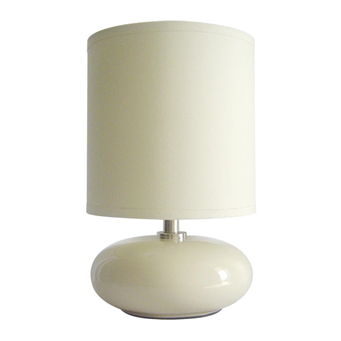 Lámpara de sobremesa cerámica beige