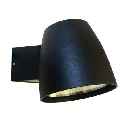 Apliqué negro exterior LED