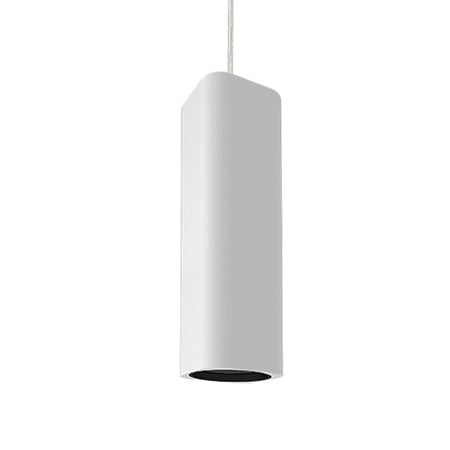 Lámpara colgante blanca con LED incorporado