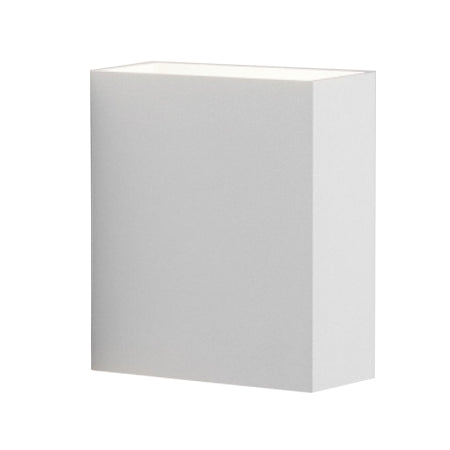 Apliqué aluminio blanco cuadrado