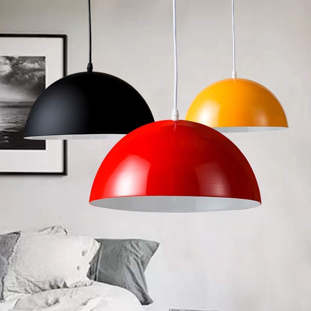 Lámpara colgante negra