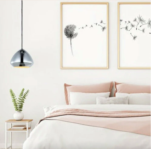 Lámpara Colgante Gris