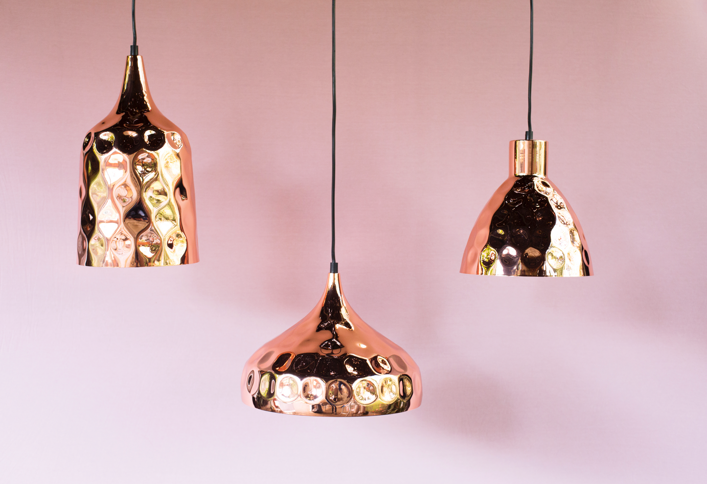 Lámpara colgante campana copper