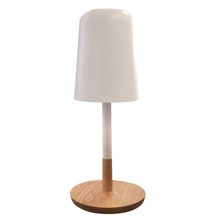 Lámpara de mesa pantalla metálica