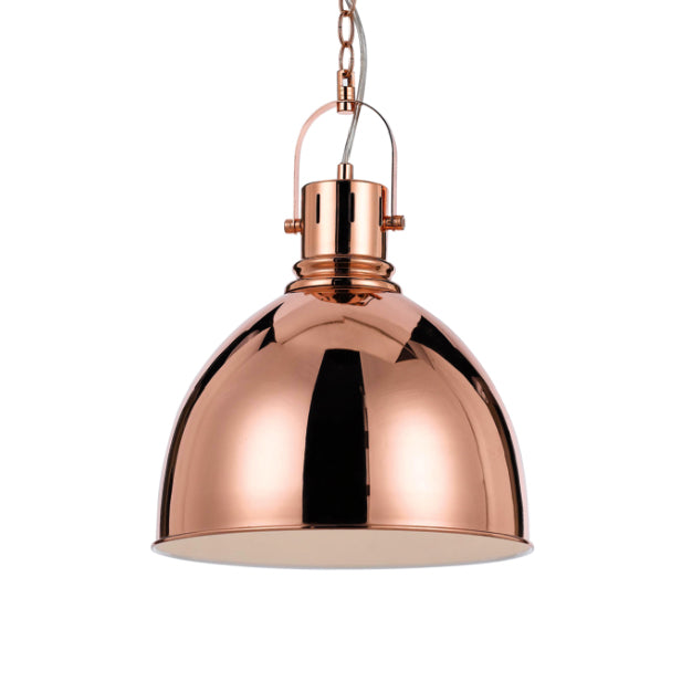 Lámpara colgante campana copper