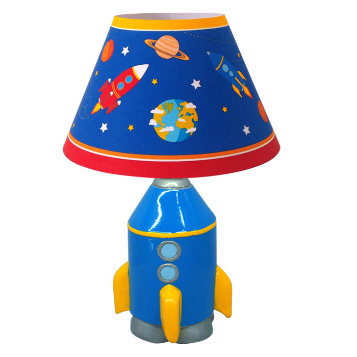 Lámpara sobremesa infantil cohete