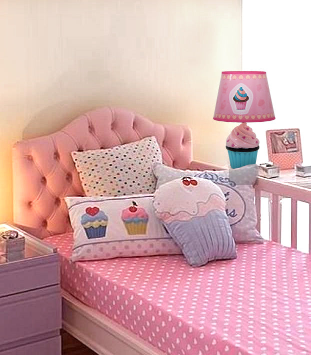 Lámpara sobremesa infantil cupcake