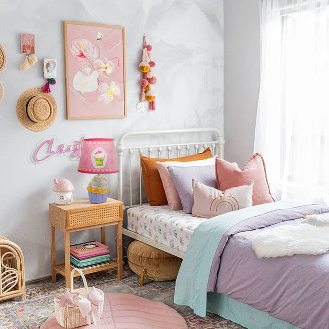 Lámpara sobremesa infantil cupcake