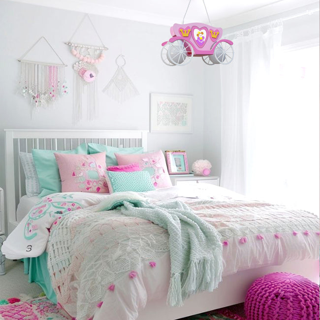 Lámpara colgante carroza princesa