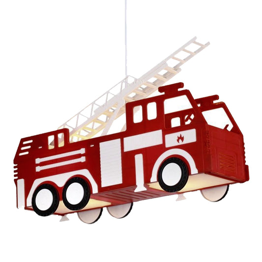 Lámpara colgante carro bomberos