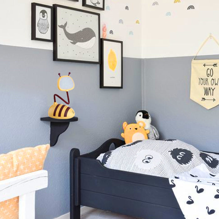 Lámpara sobremesa abeja amarilla LED