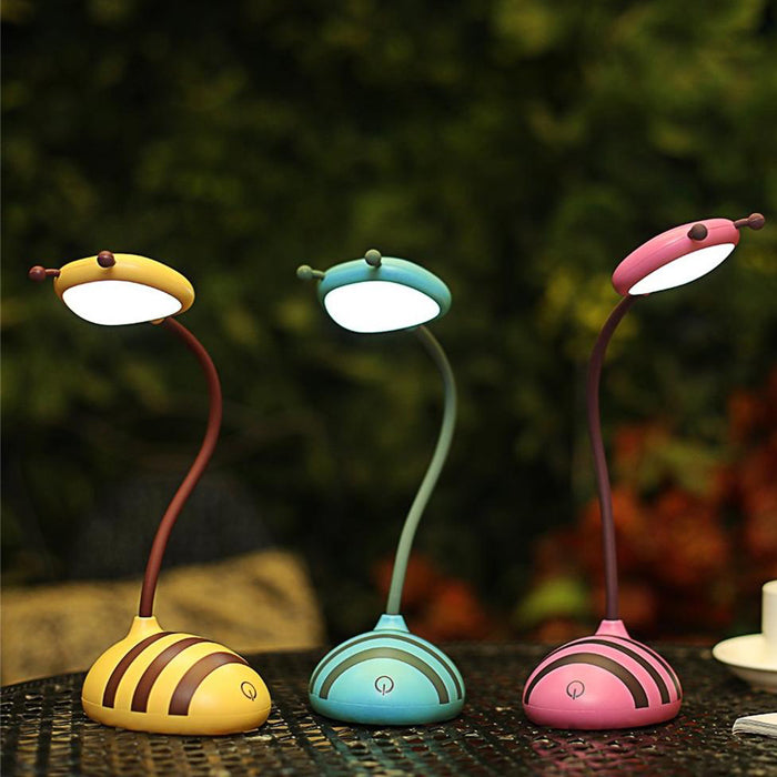 Lámpara sobremesa abeja verde LED