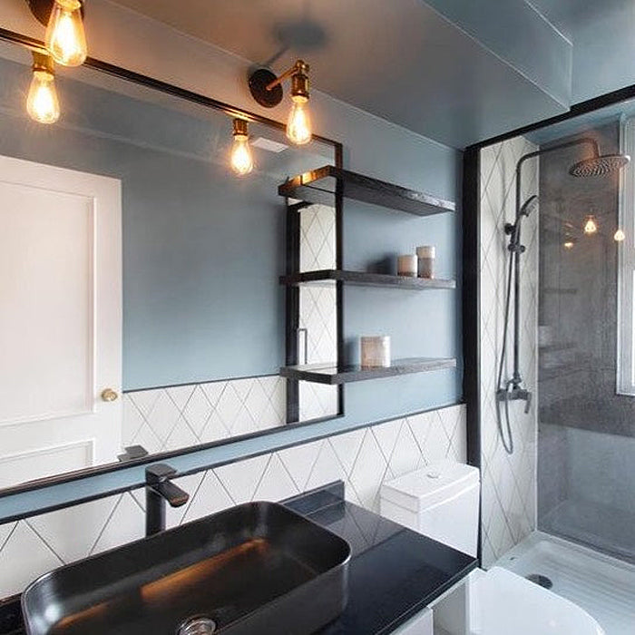 Lámpara aplique vintage bronce