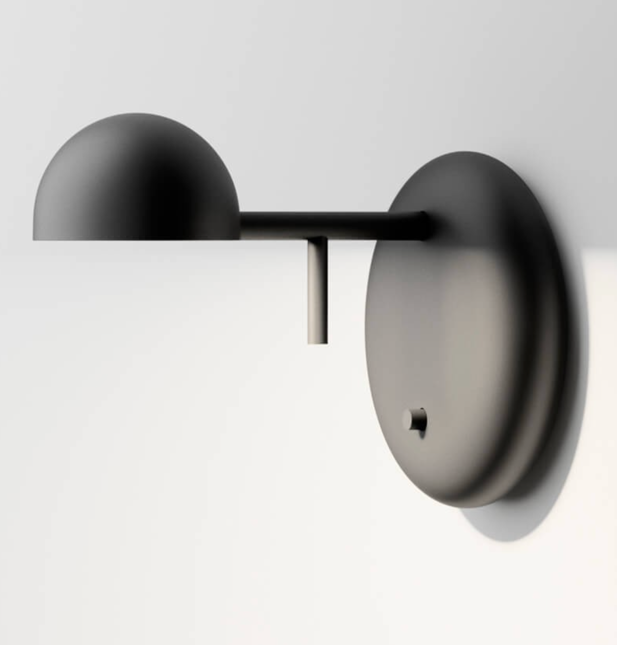 Apliqué negro muro LED