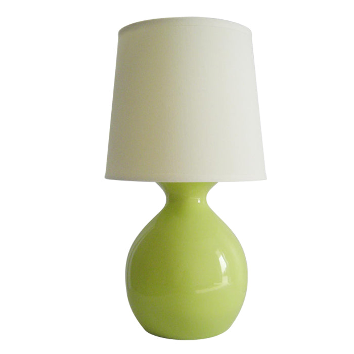 Lámpara de sobremesa cerámica verde limón