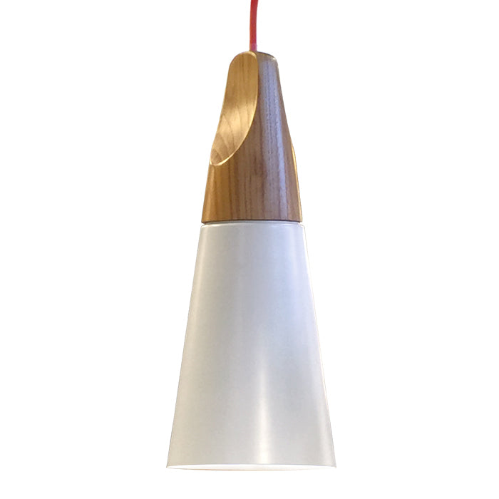 Lámpara de colgar metal madera