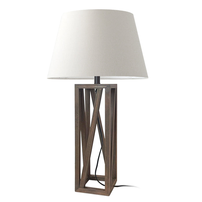 Lámpara de mesa madera