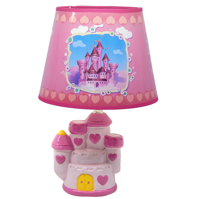 Lámpara sobremesa infantil castillo princesa