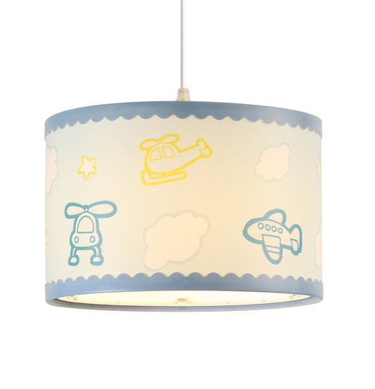 Lámpara colgante celeste