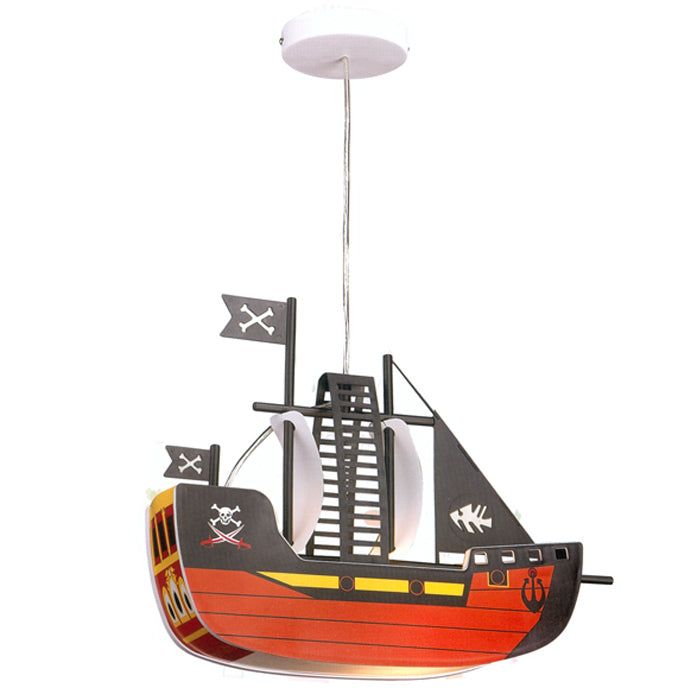 Lámpara colgante barco pirata