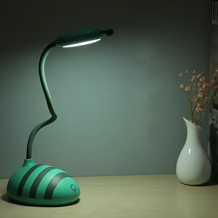 Lámpara sobremesa abeja verde LED
