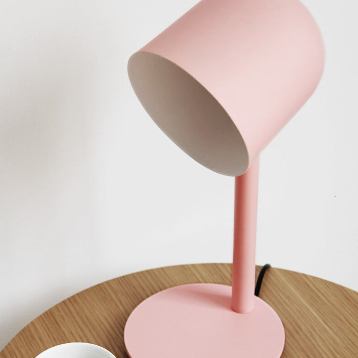 Lámpara sobremesa rosa
