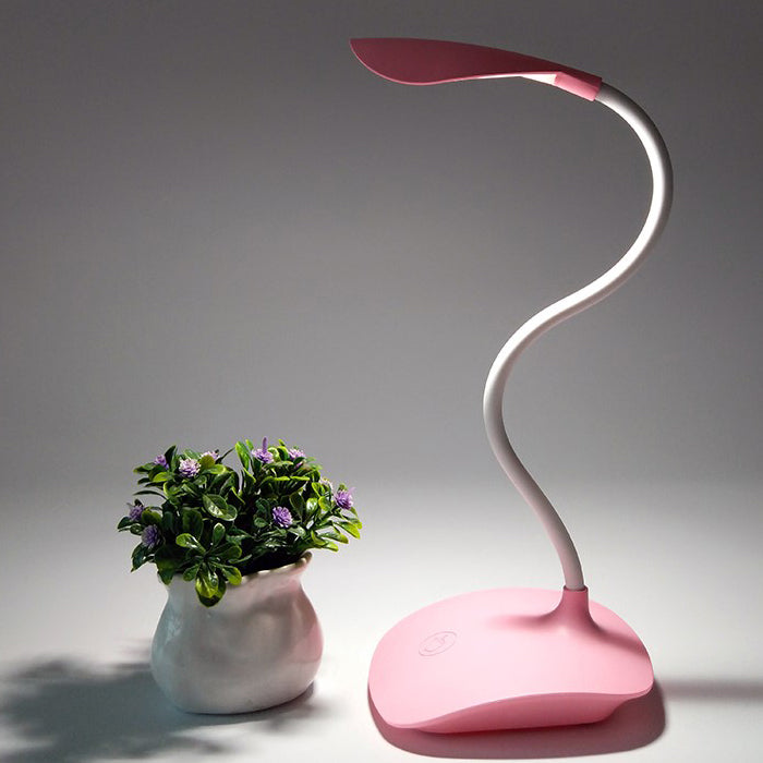 Lámpara sobremesa LED rosa
