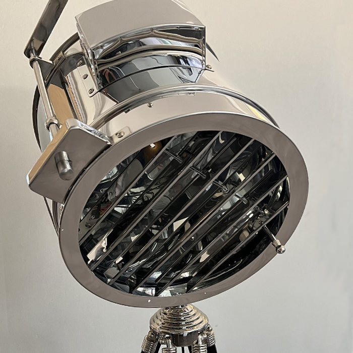 Lámpara de pie tripode cromo E27
